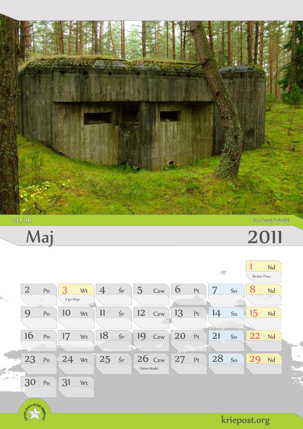 GB Kriepost kalendarz 2011 maj